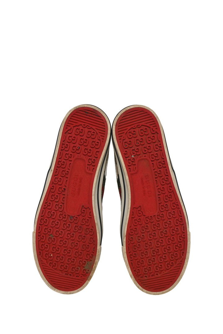 Gucci Size 40 Tennis 1977 High GG Supreme Sneaker