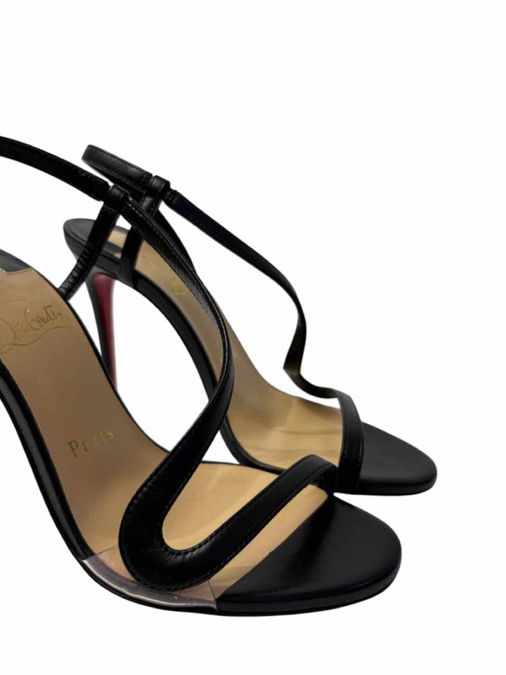 Christian Louboutin Size 35 Rosalie Leather Slingback Sandals