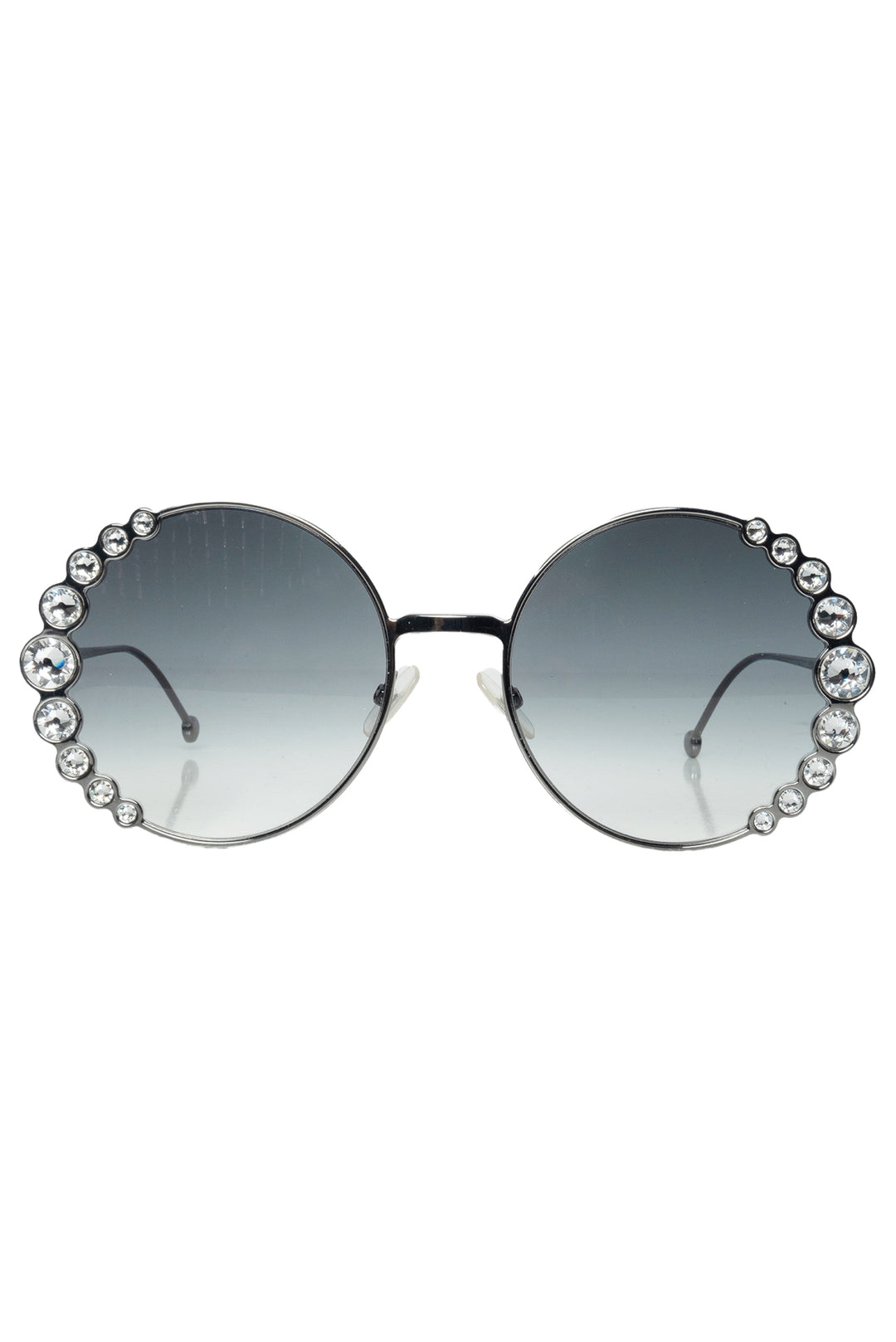 Fendi Round Crystal Sunglasses Eyewear