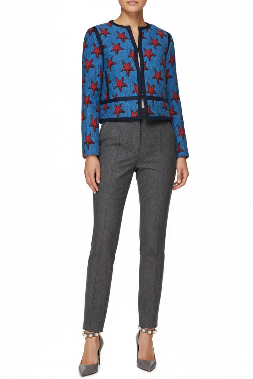 Sandro Size 36 Knit Stars Jacket