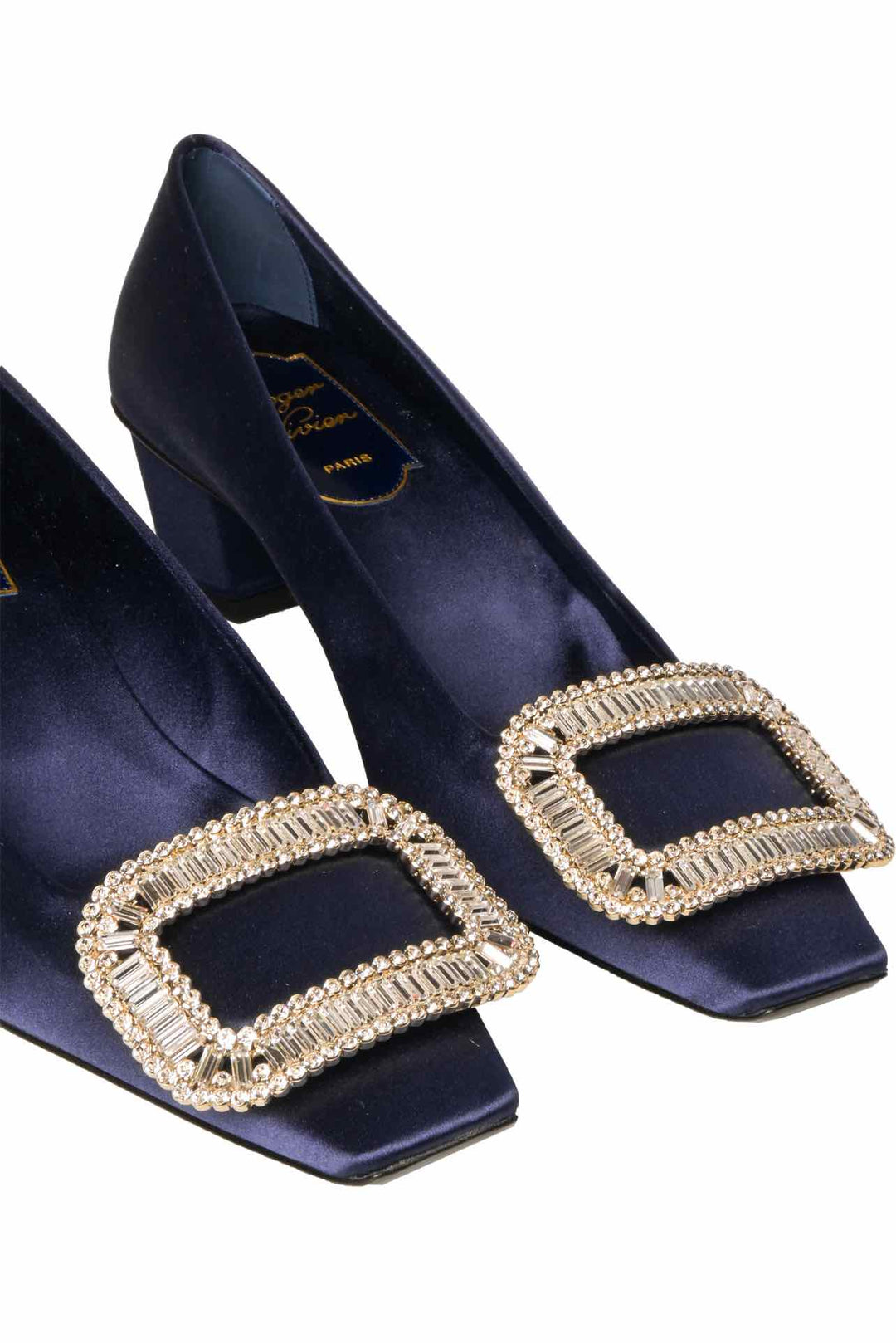 Roger Vivier Size 34 Belle Vivier Pilgrim Pumps