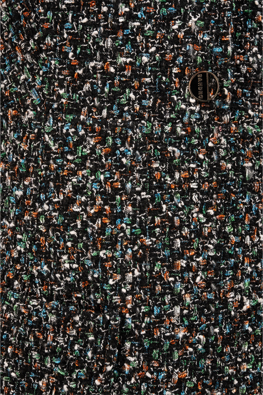 Sandro Size 2 Metallic Tweed Mini Dress