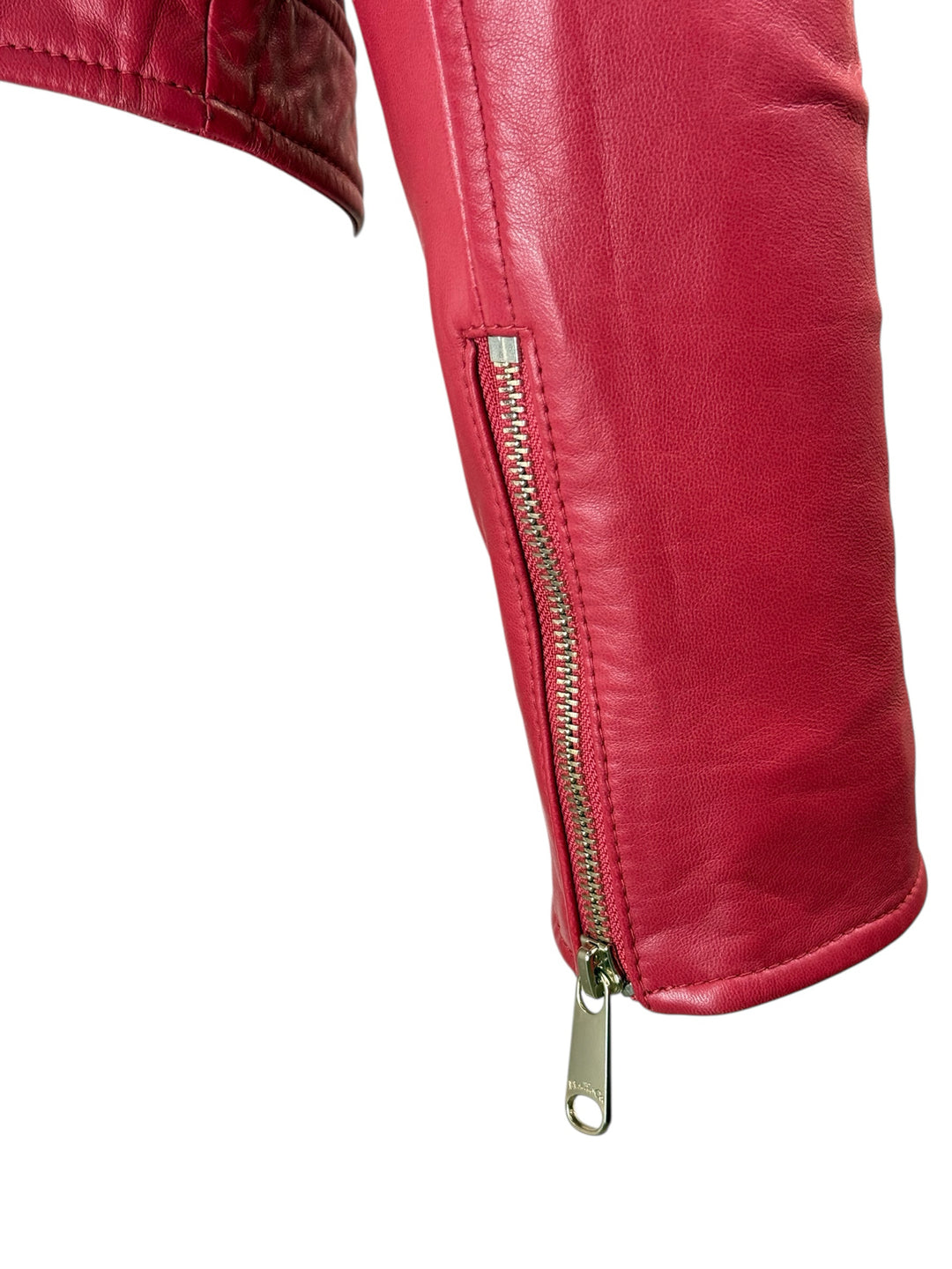 Max & Co Size 2 Leather Moto Jacket