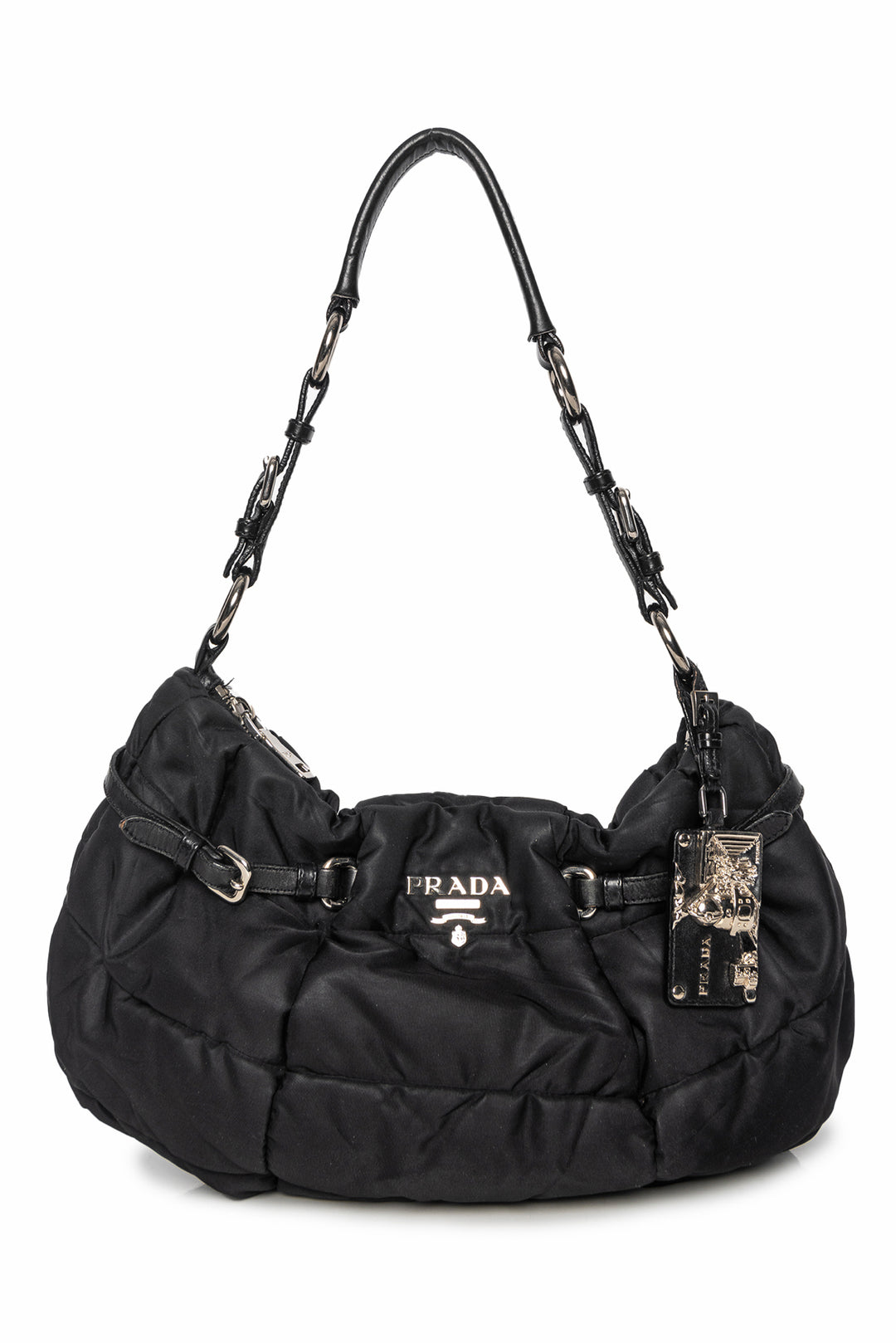 Prada Quilted Nylon Hobo