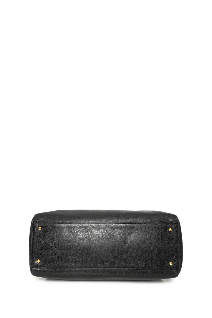 Chanel 1997-1999 Vintage CC Timeless Dome Tote