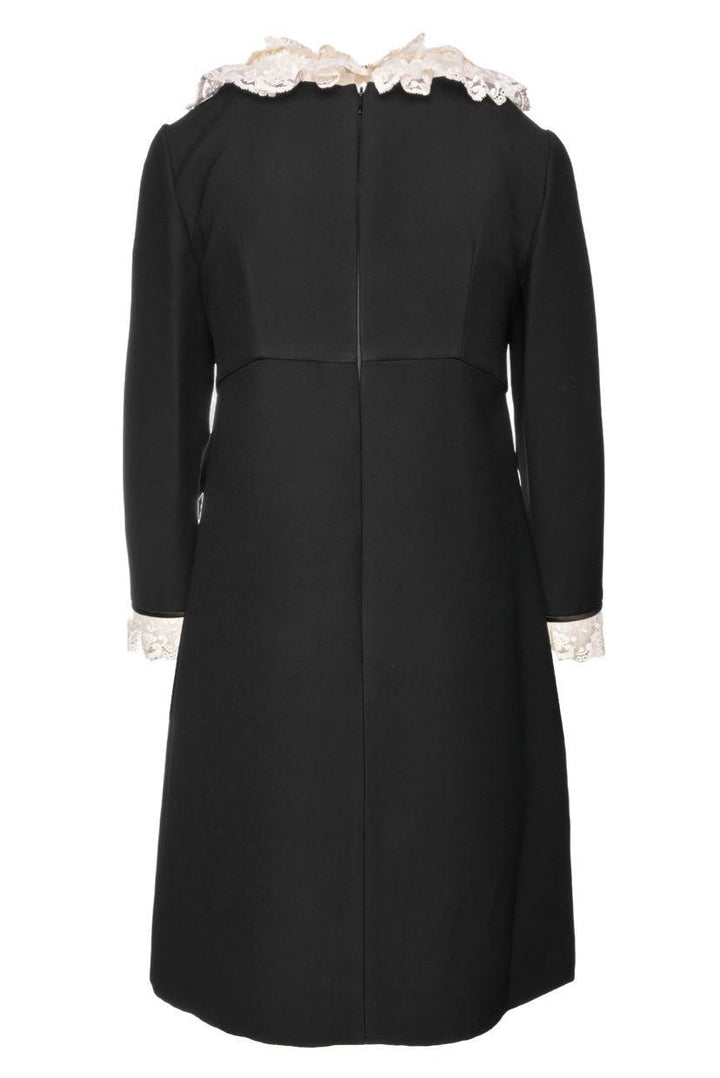 Miu Miu Size 40 2022 Lace Trimmed Mini Dress