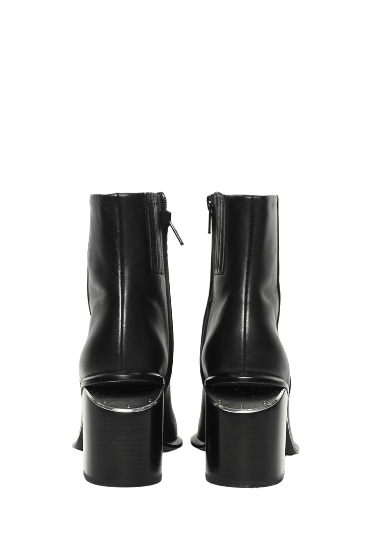 Alexander Wang Size 38.5 Gabi Cutout Leather Ankle Boots