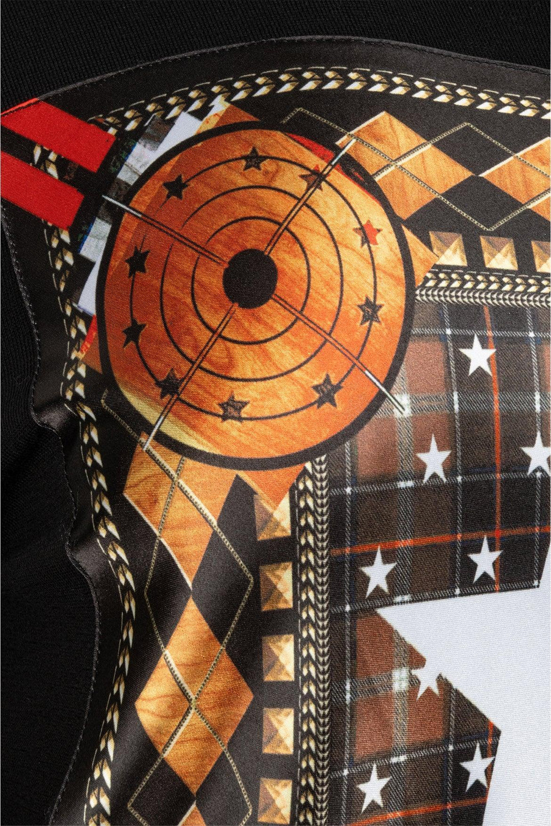 Givenchy Size S Star & Target Print Lightweight Sweater