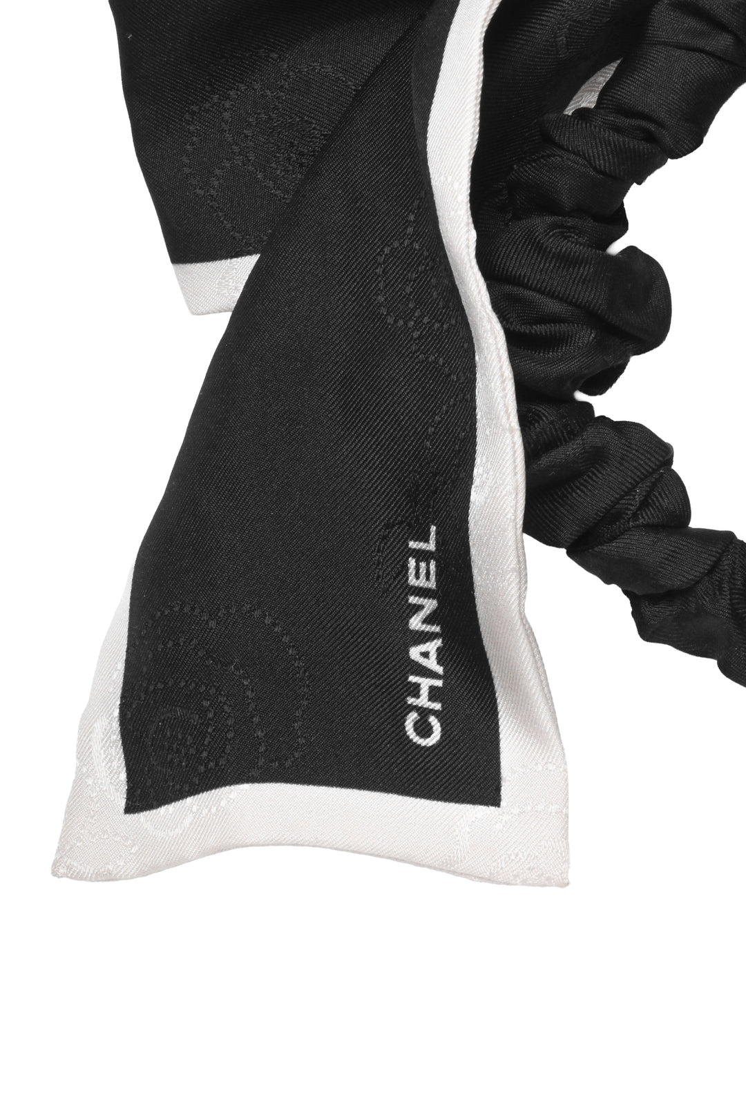 Chanel Silk Bow Hair Tie