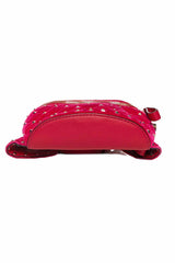 Valentino Disco Pink Quilted Rockstud Belt Bag