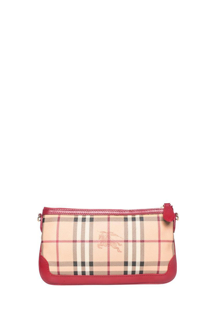 Burberry Haymarket Check Coated Canvas Peyton Crossbody
