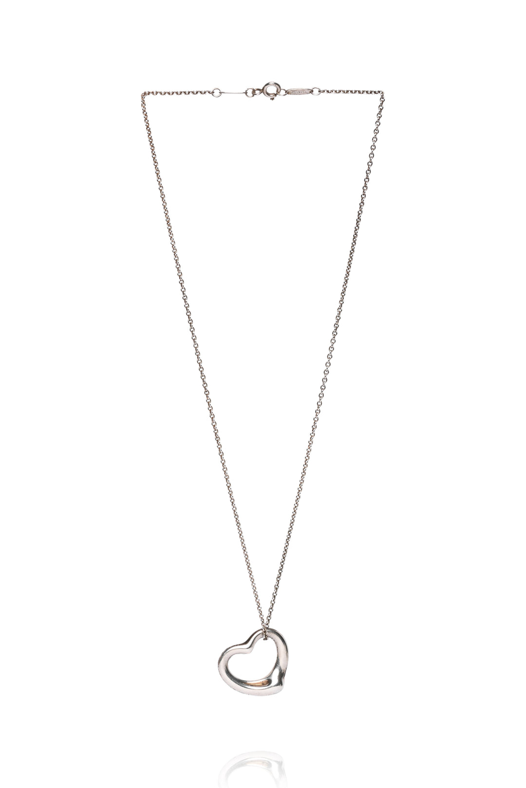 Tiffany & Co x Elsa Peretti Open Heart Pendant Necklace