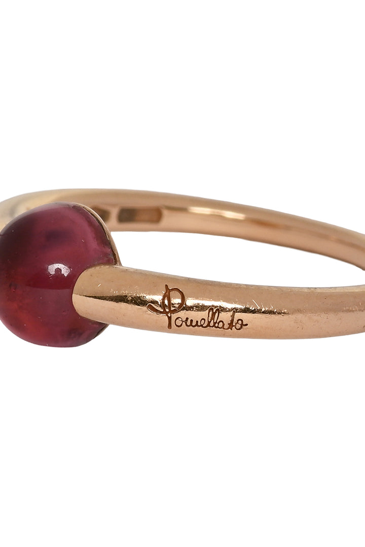 Pomellato Size 6 18K Yellow Gold M'ama non M'ama Ring