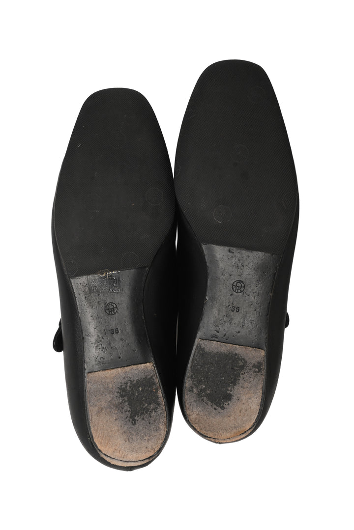 The Row Size 36 Ava Leather Ballet Flats