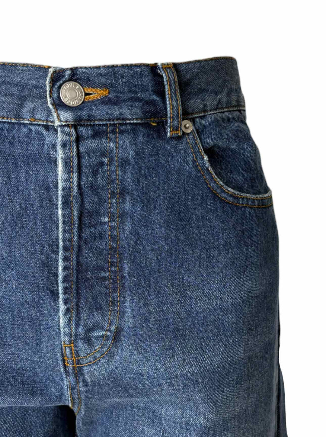 Dries Van Noten Size 31 Distressed Blue Jeans