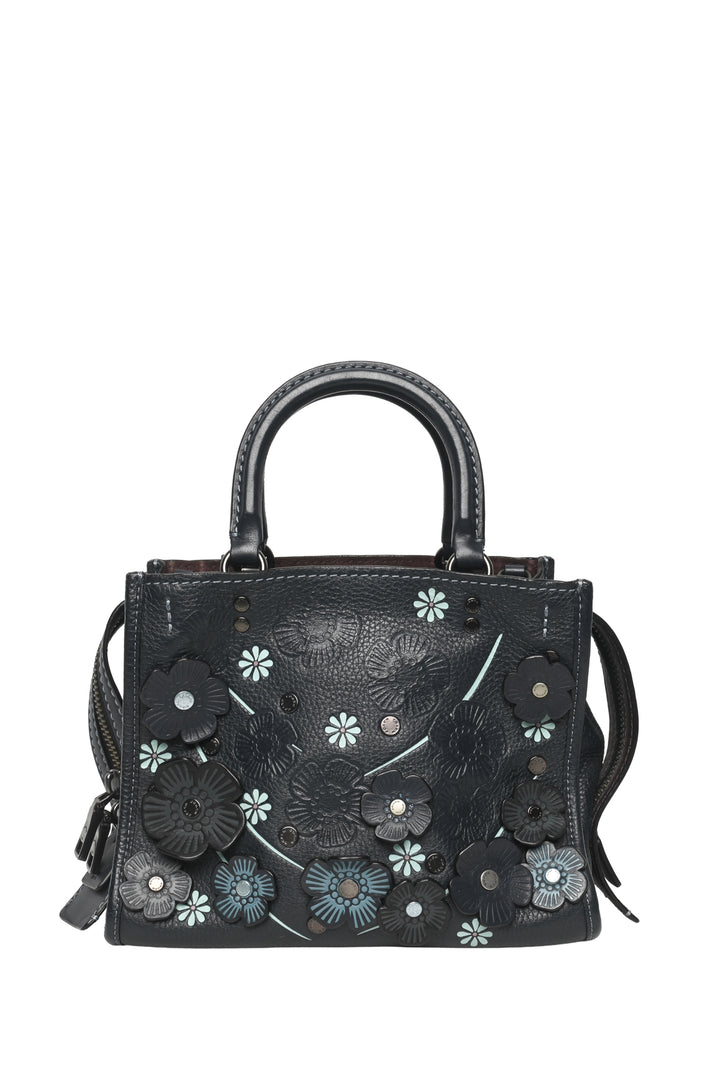 Coach 1941 Tea Rose Applique Rogue 25 Shoulder Bag