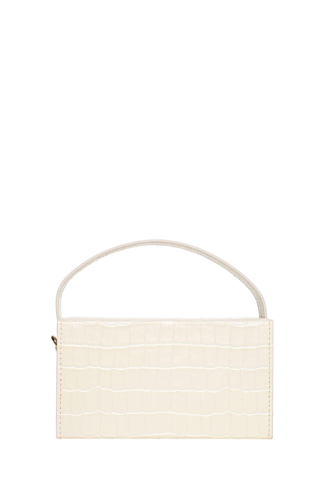 L'AFSHAR Ida Croc Embossed Shoulder Bag