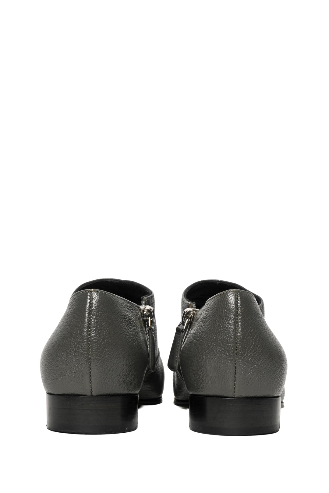 Chanel Size 37.5 Interlocking CC Logo Leather Oxfords