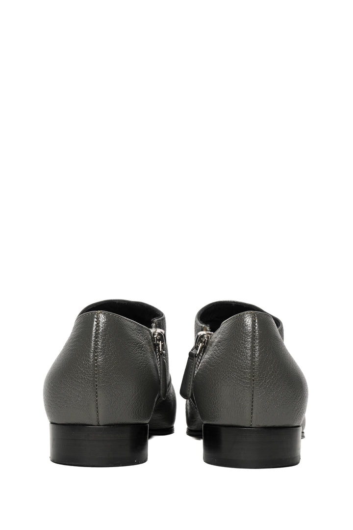 Chanel Size 37.5 Interlocking CC Logo Leather Oxfords