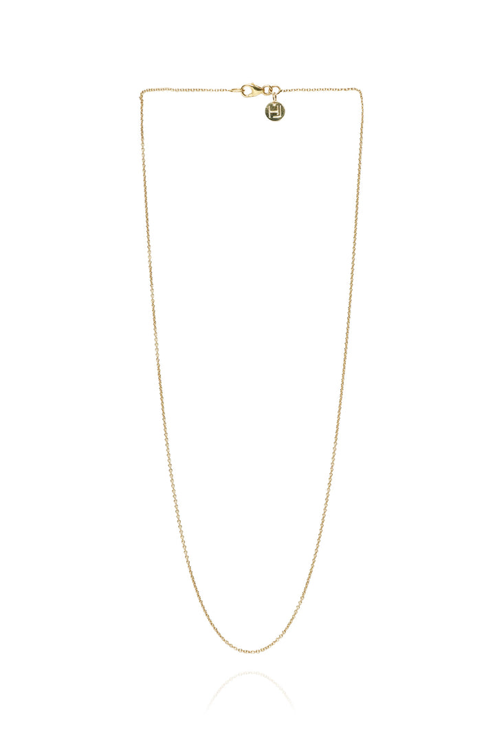 14K Yellow Gold Chain Necklace
