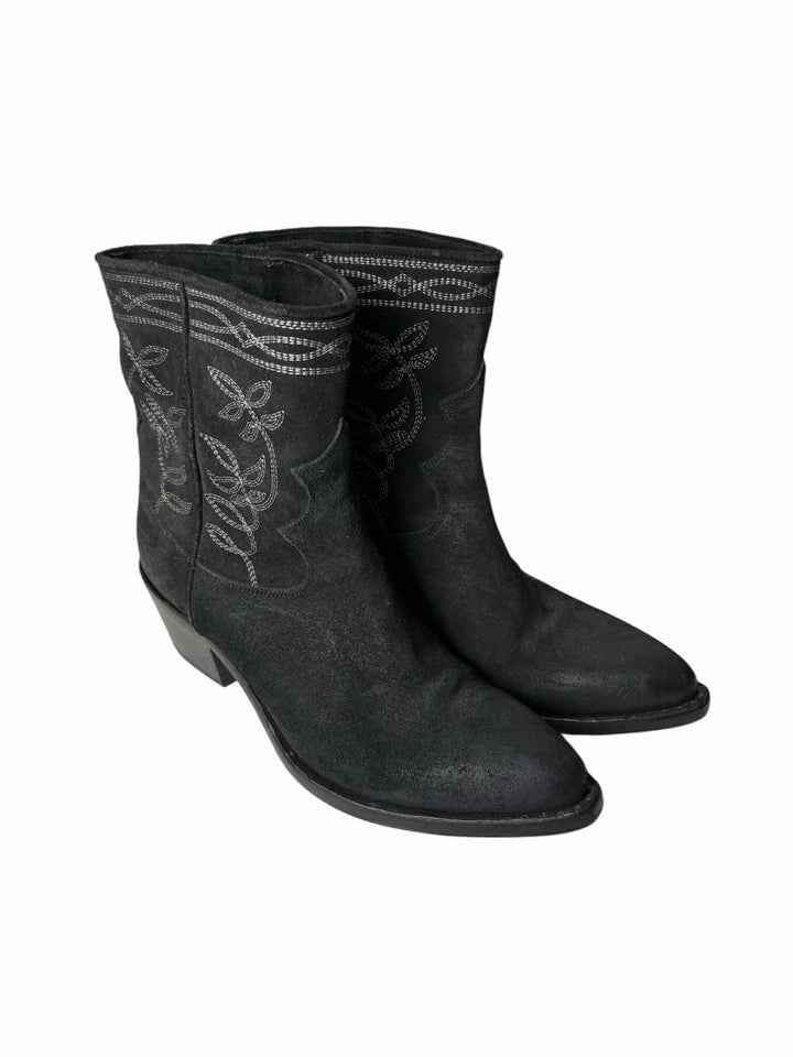 Sartore Size 40 Western Suede Ankle Boots