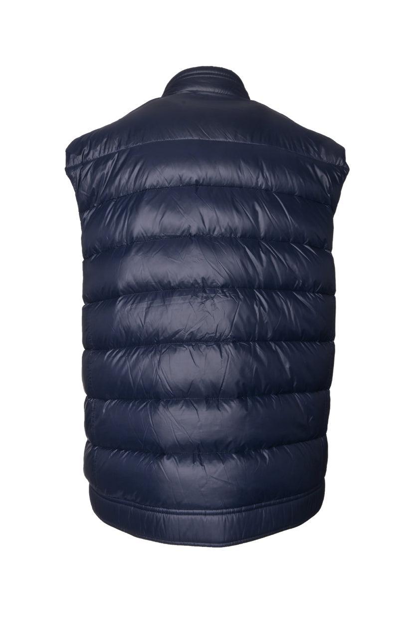 Prada Size 42 Men's 2017 Triangle Logo Quilted Down Vest