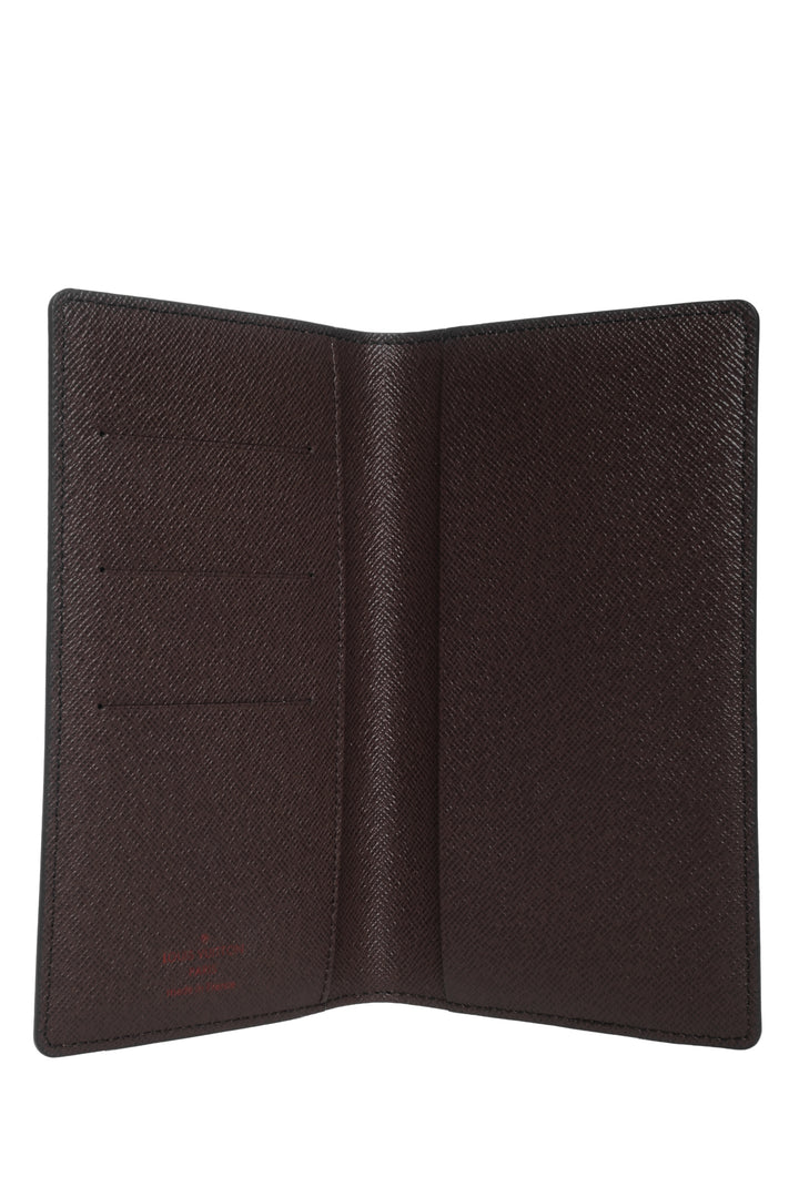 Louis Vuitton Damier Ebene Passport Cover Wallet