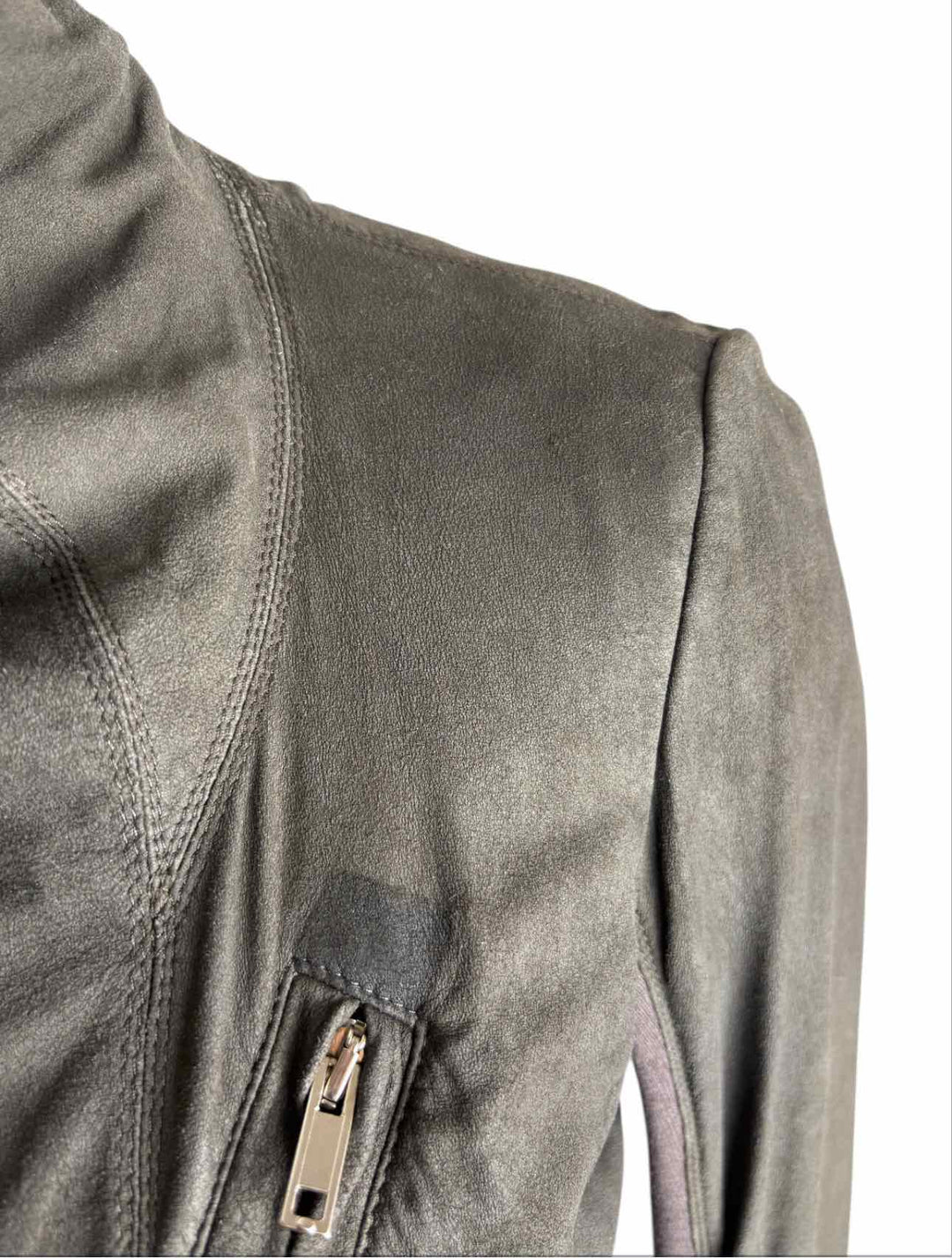Rick Owens Size XS Leather Moto Jacket