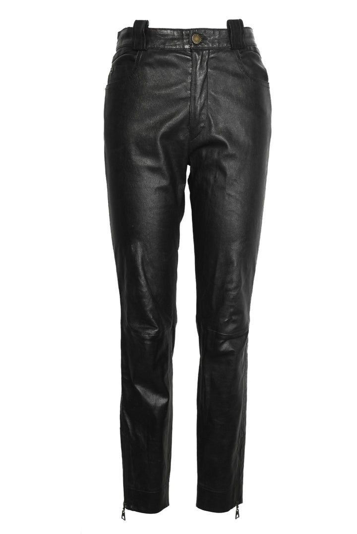 Louis Vuitton Size 38 Skinny Lambskin Leather Pants
