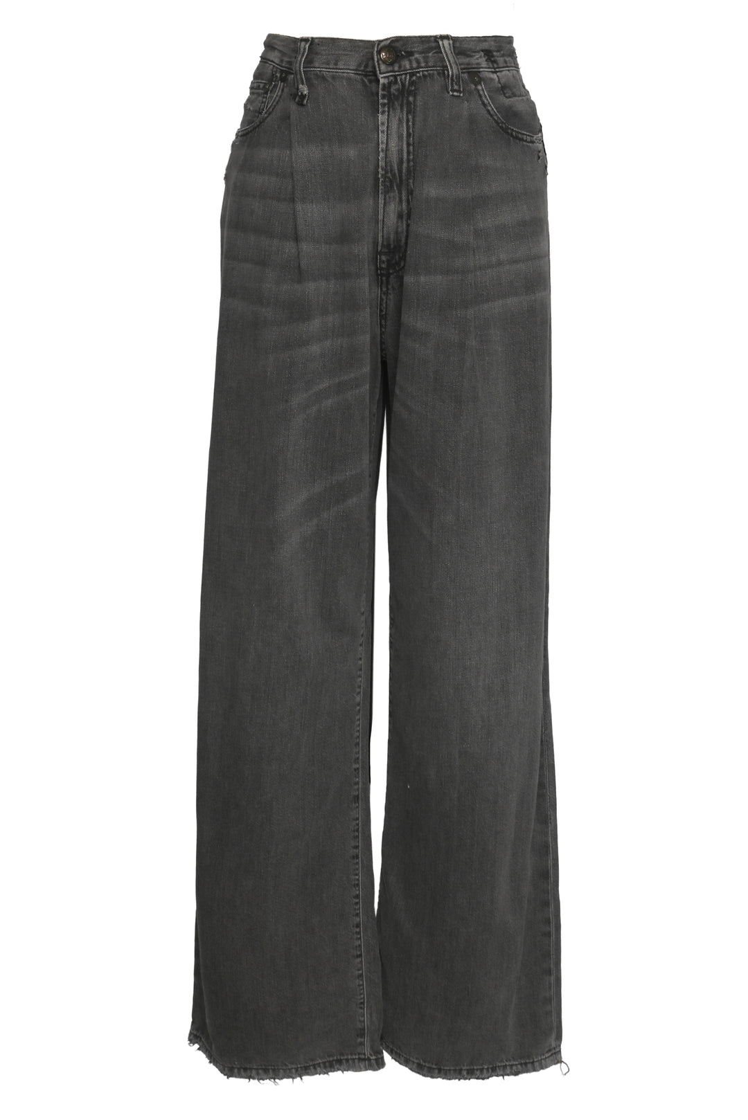 R13 Size 27 Damon Pleated Wide Leg Jeans