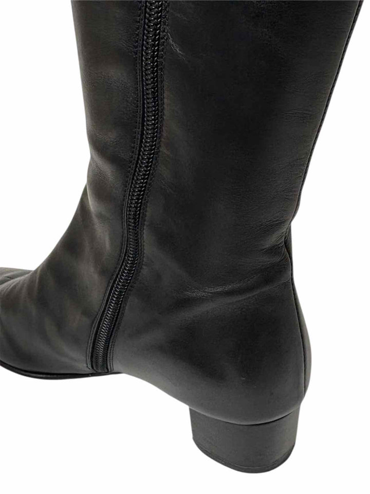 Ferragamo Logo Riding Size 6 Boots