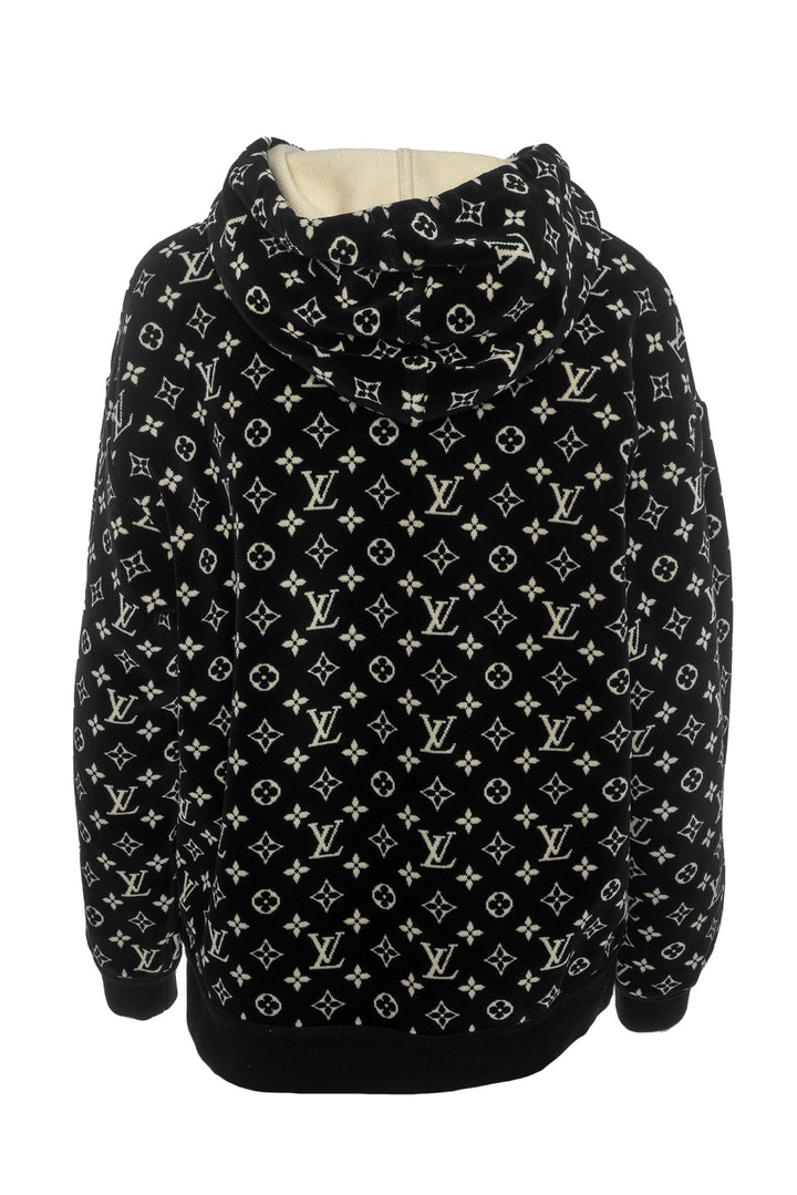 Louis Vuitton Size M Monogram Toweling Hoodie Sweatshirt