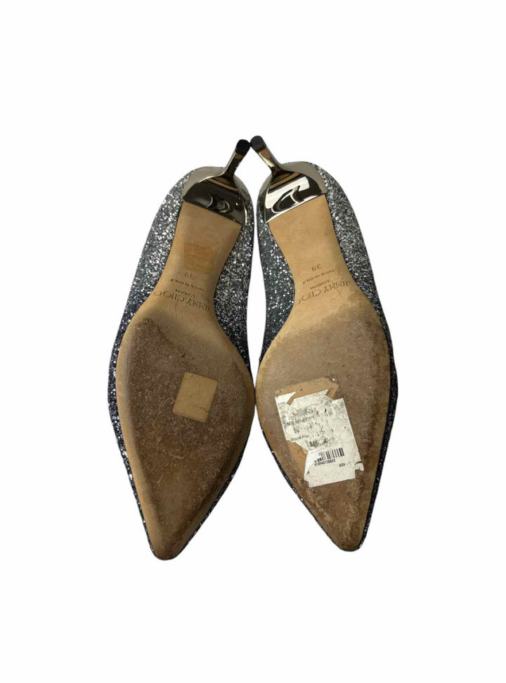 Jimmy Choo Size 39 Romy Ombre Glitter Pumps