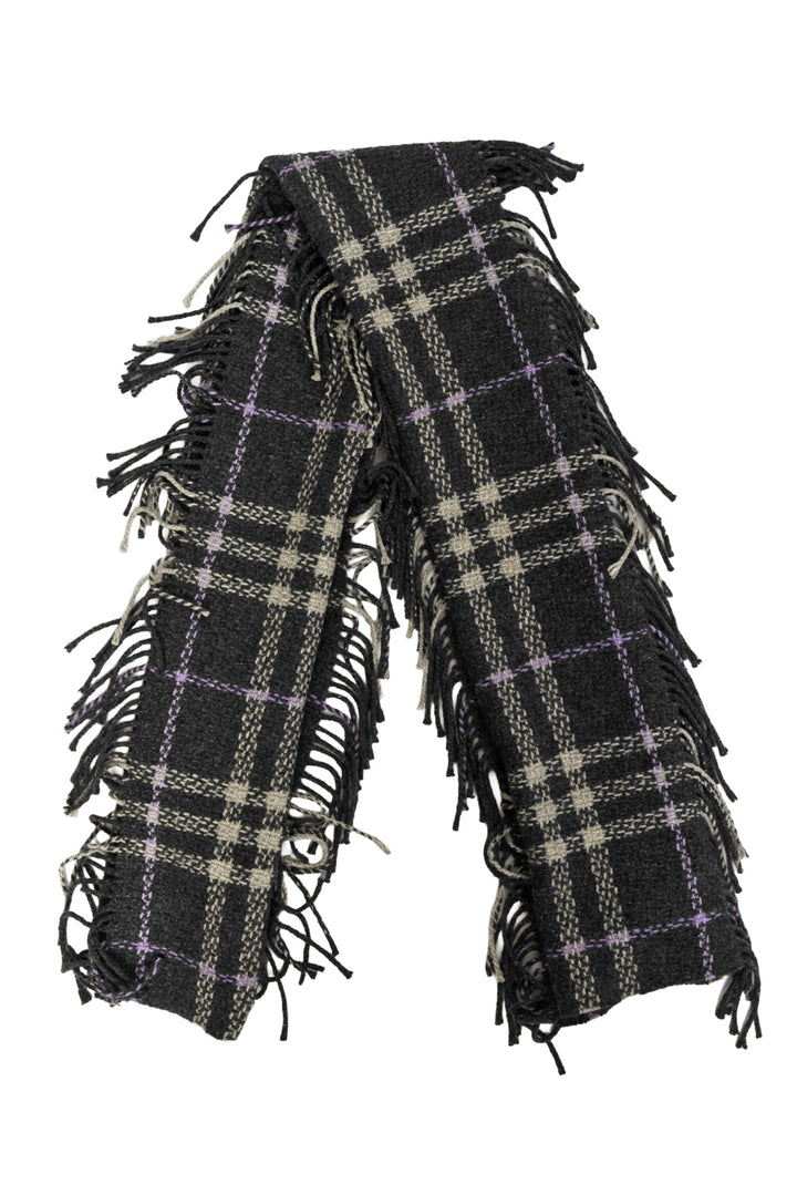 Burberry Cashmere & Wool Fringe Scarf