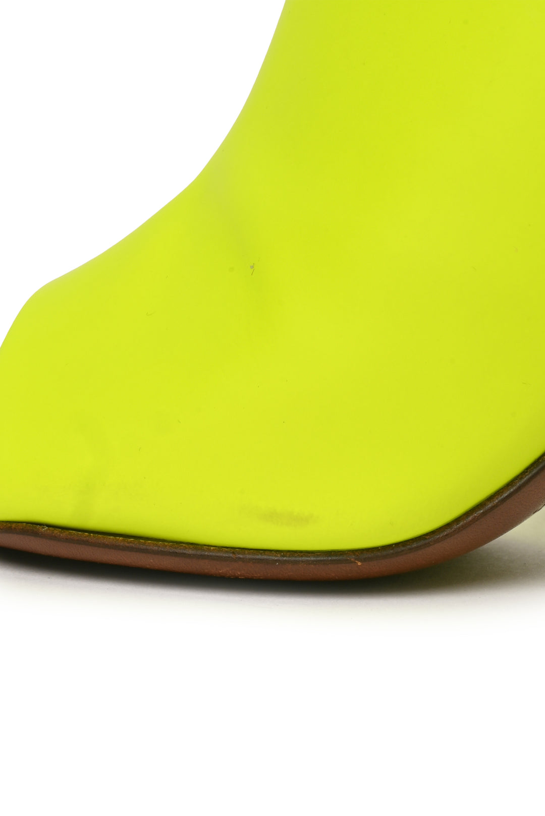 VETEMENTS Size 35 Neon Leather Sandals