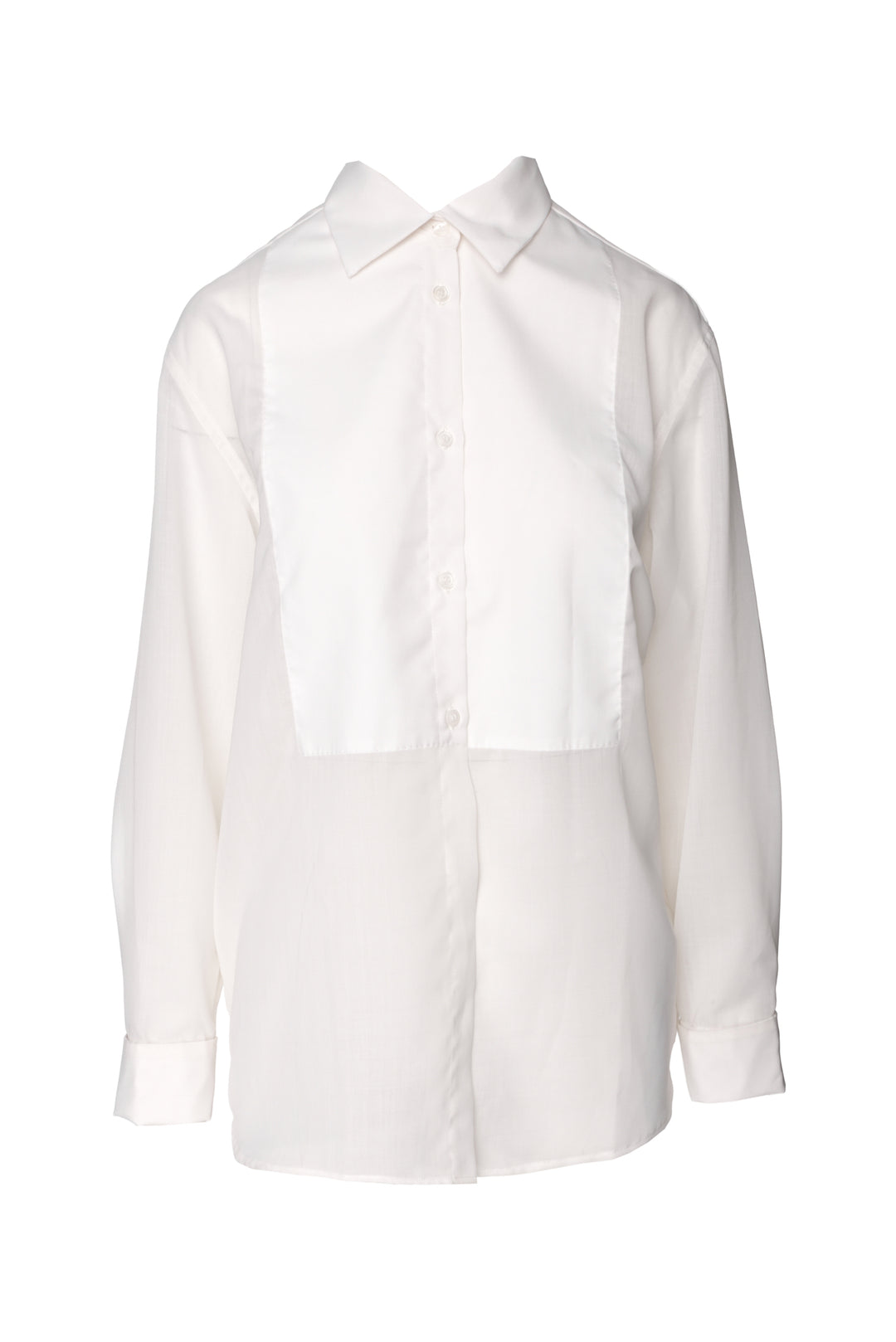 Kall Meyer Size S Chloe Bib Button Down Blouse