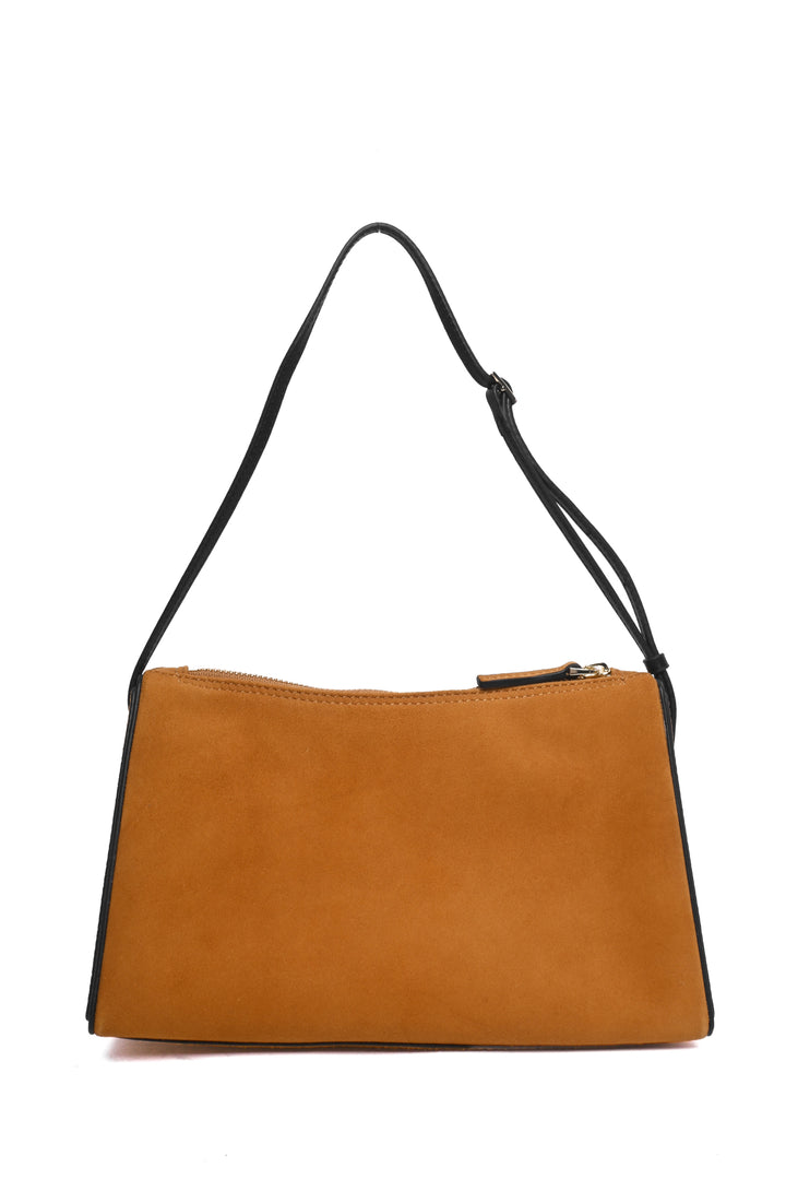 Manu Atelier Prism Suede Shoulder Bag