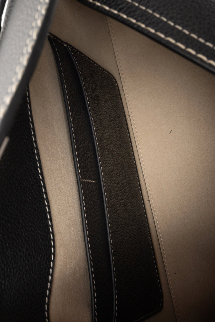 Toteme T-Lock Leather Shoulder Bag