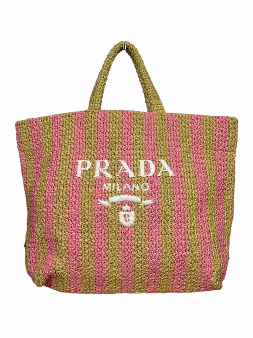 Prada Large Crochet Tote Bag