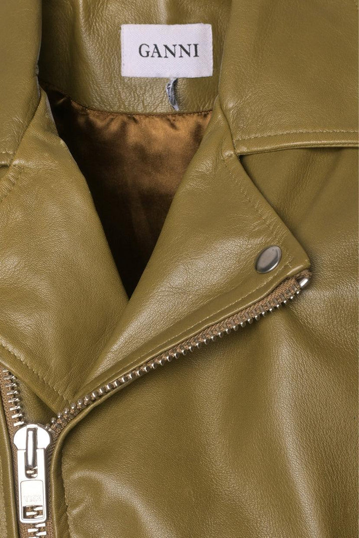 Ganni Size M Leather Jacket