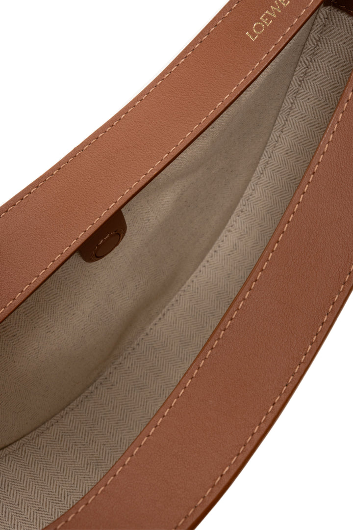 Loewe Anagram Jacquard & Calfskin Leather Small Luna Shoulder Bag