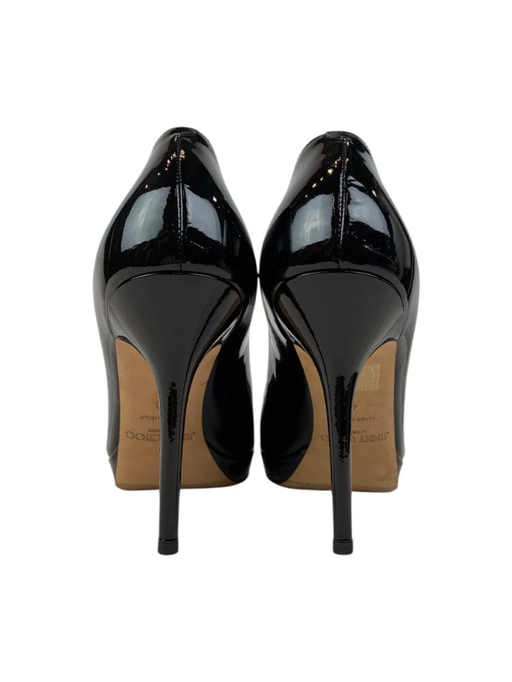 Jimmy Choo Size 40 Luna Open Toe Pumps