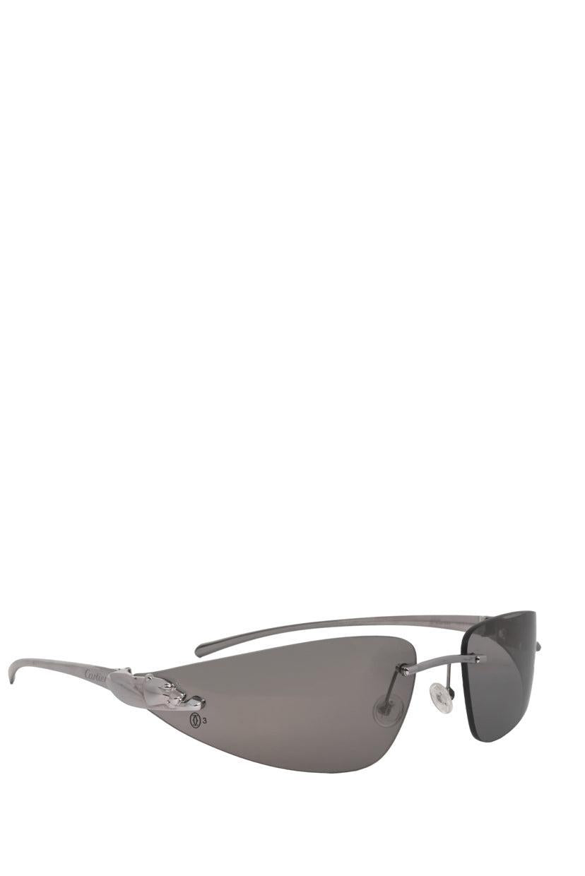 Cartier 110 Panthere Rimless Sunglasses