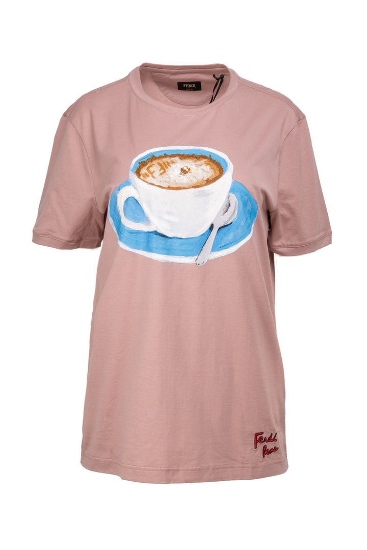 Fendi Size L Cappuccino T-Shirt