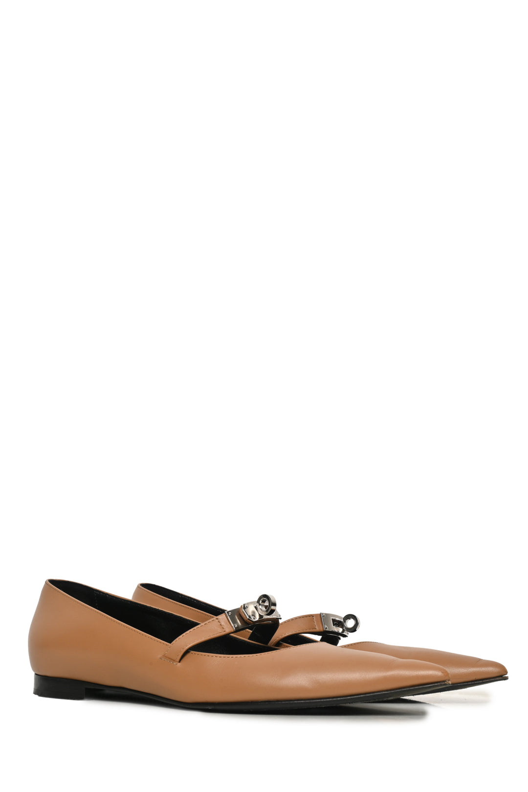 Hermes Size 38 Kelly Ballet Flats
