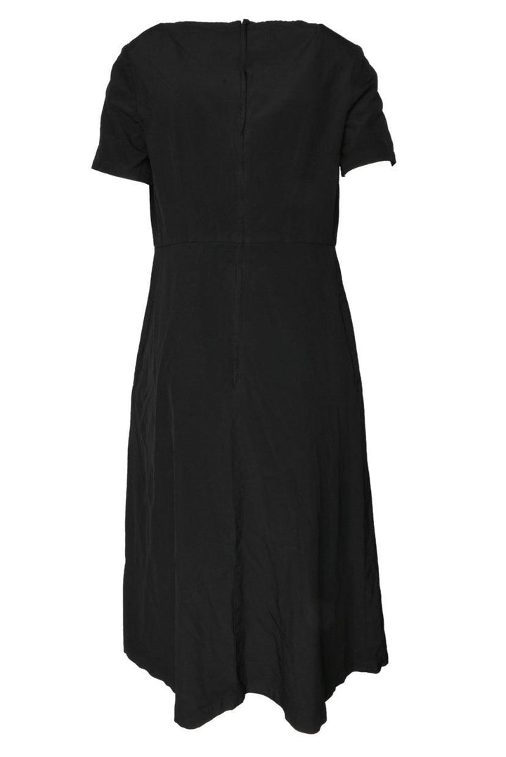 Comme Des Garcons Size S Black Label Short Sleeve Midi Dress