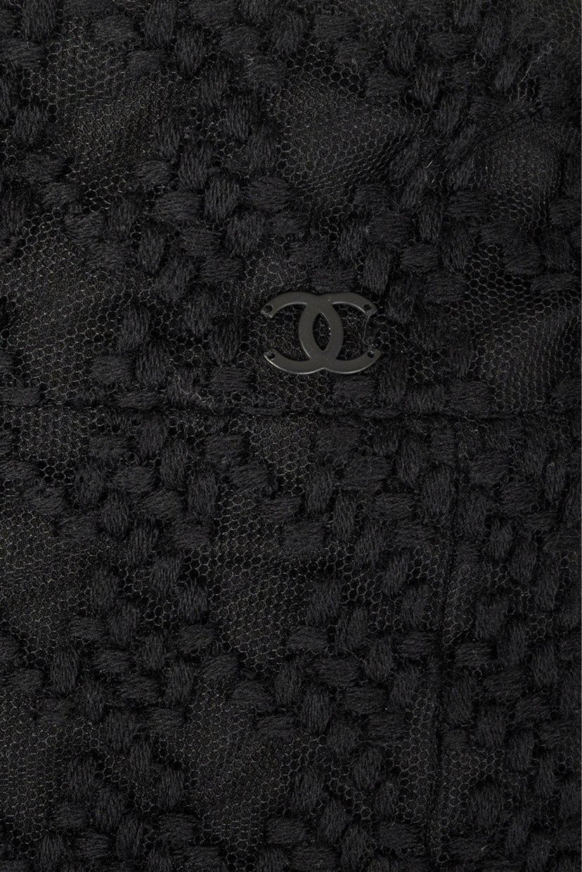 Chanel Textured Knee Length Skirt
