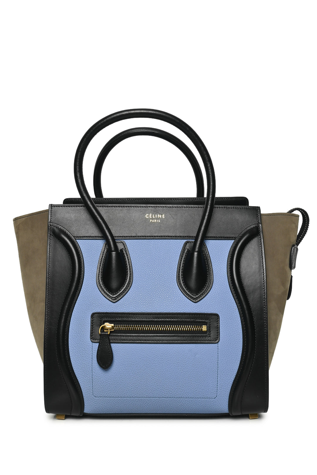 Celine Tri-Color Micro Luggage Tote