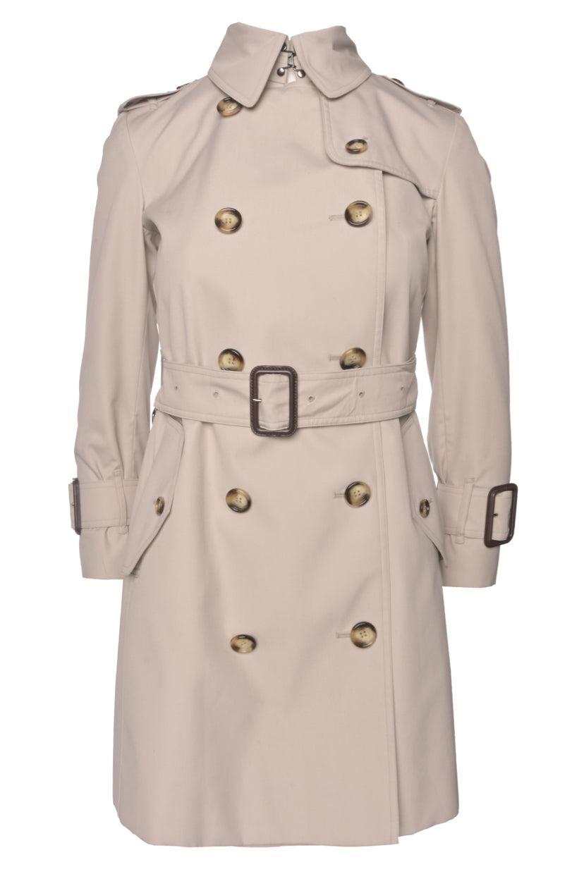 Burberry Size 0 Double Breasted Trench Coat
