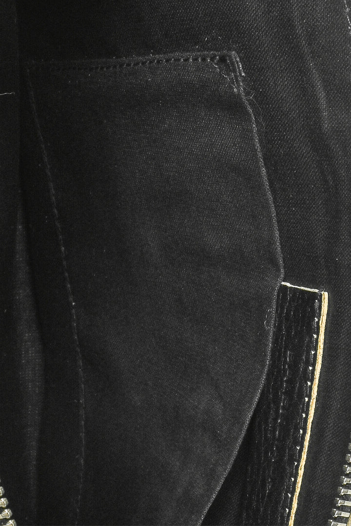 Balenciaga Leather Motocross Pouch Clutch